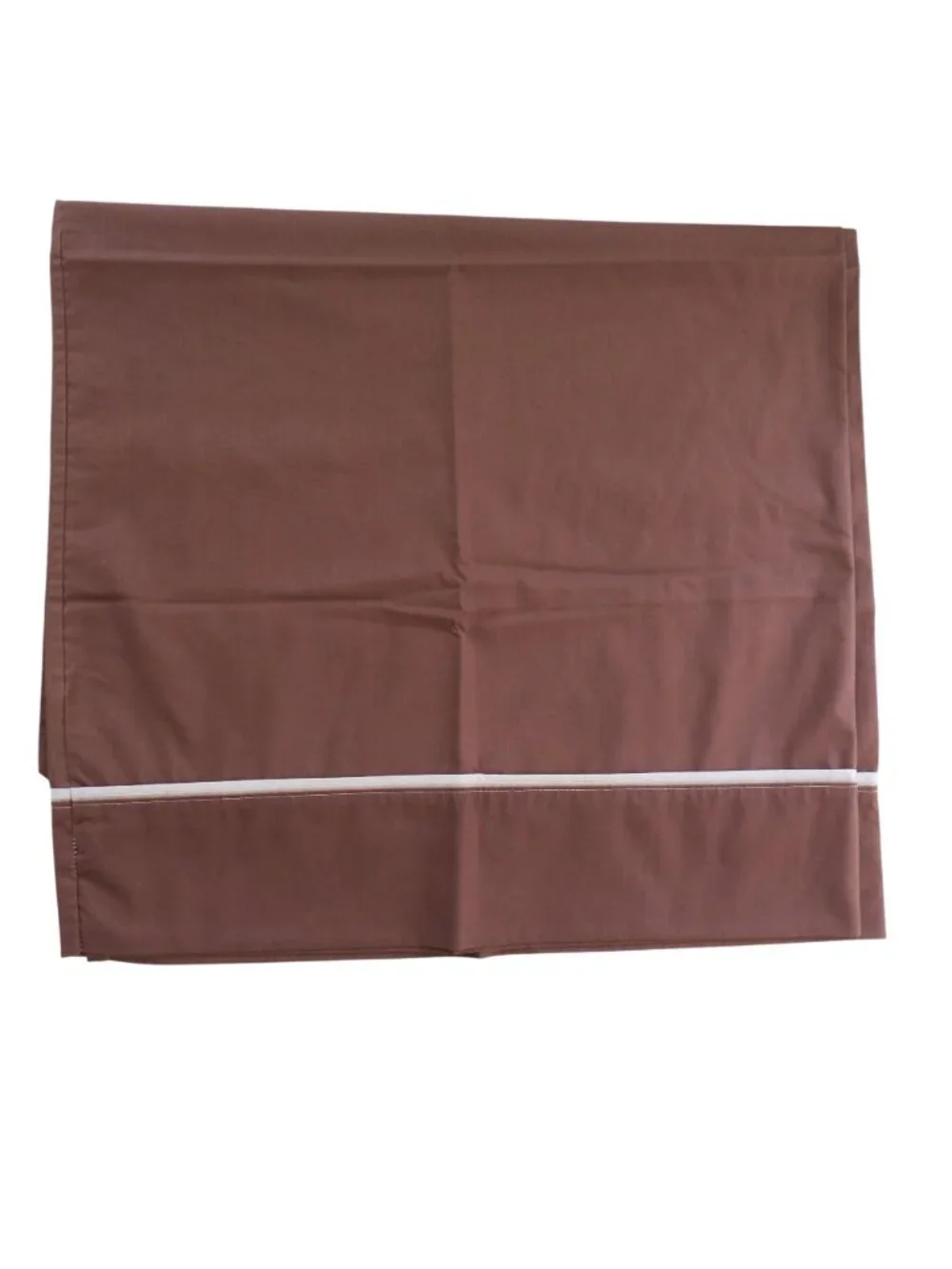 Vintage Sears Roebuck Queen Pillowcases 2 Perma-Prest Percale Brown USA Made